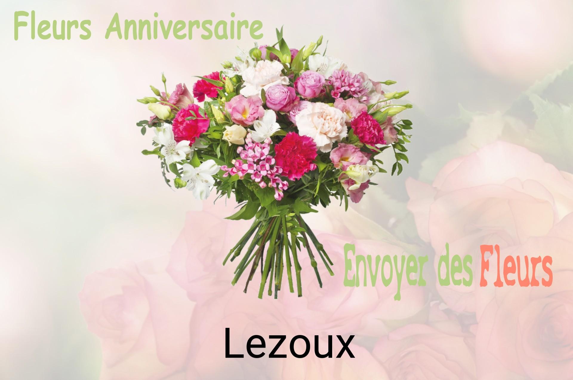 Bouquet de fleurs d’anniversaire livré à Lezoux